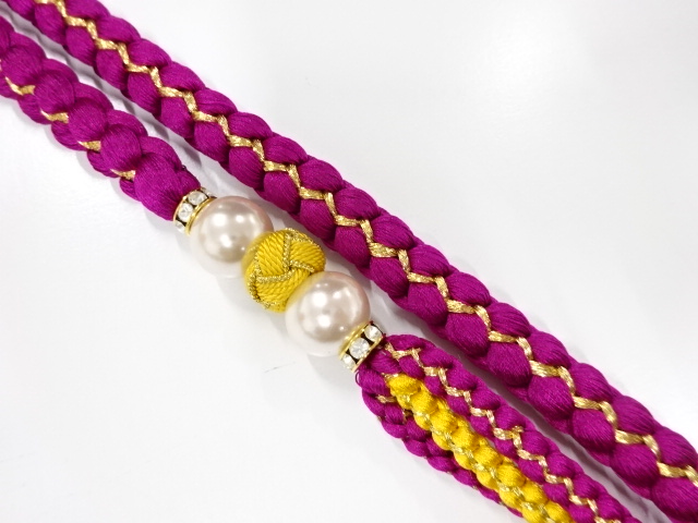 JAPANESE KIMONO / OBIJIME CORD FOR FURISODE 